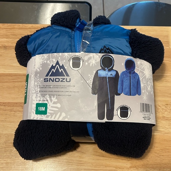 Snozu toddler fleece snow suit and jacket - Picture 6 of 6